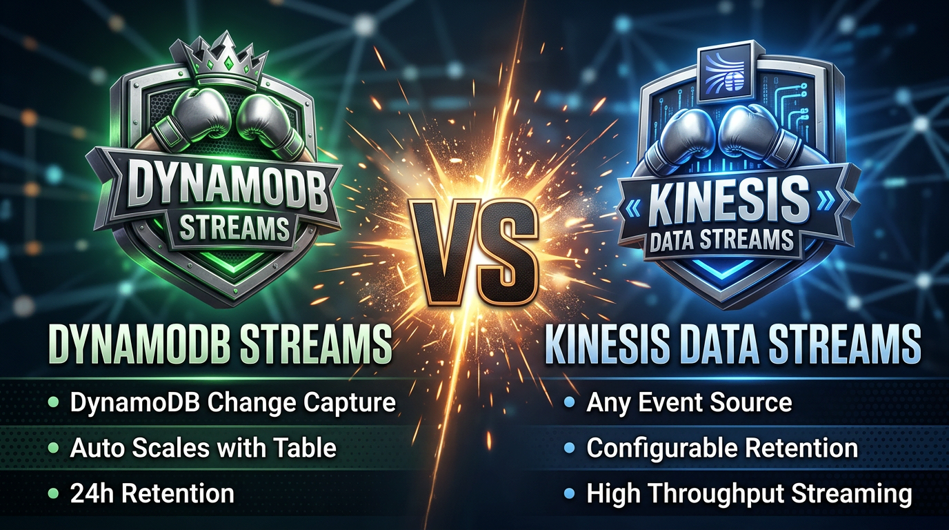 DynamoDB Streams vs Kinesis: Choosing the Right AWS Streaming Service