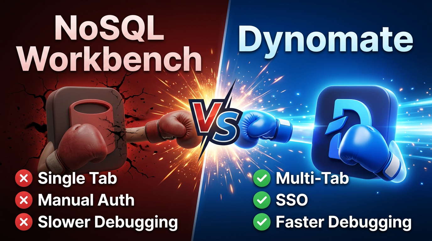 NoSQL Workbench vs Dynomate: Why I Switched